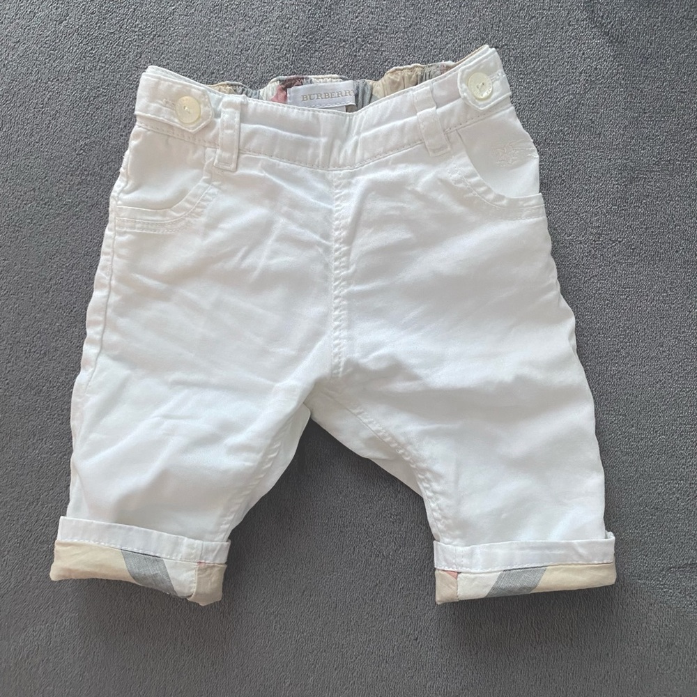 Burberry baby white pants